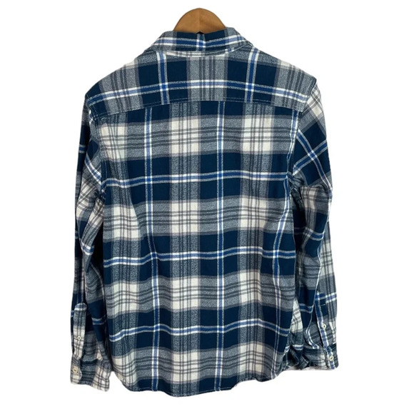 BF1079 Mens American Eagle Outfitters Athletic Fit Plaid Flannel Button Shirt M - Picture 4 of 5